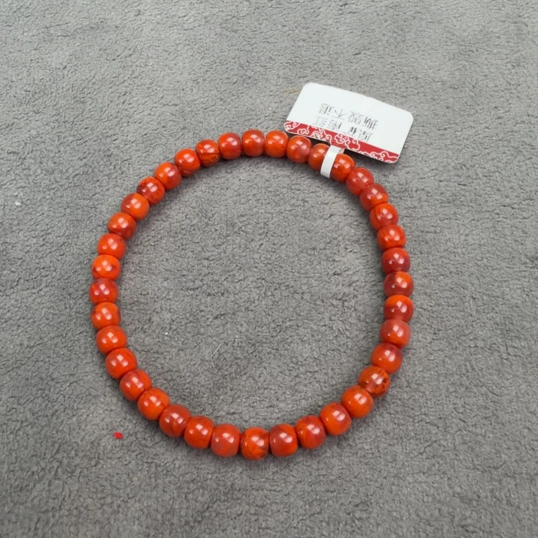 南红玛瑙未镶嵌手链