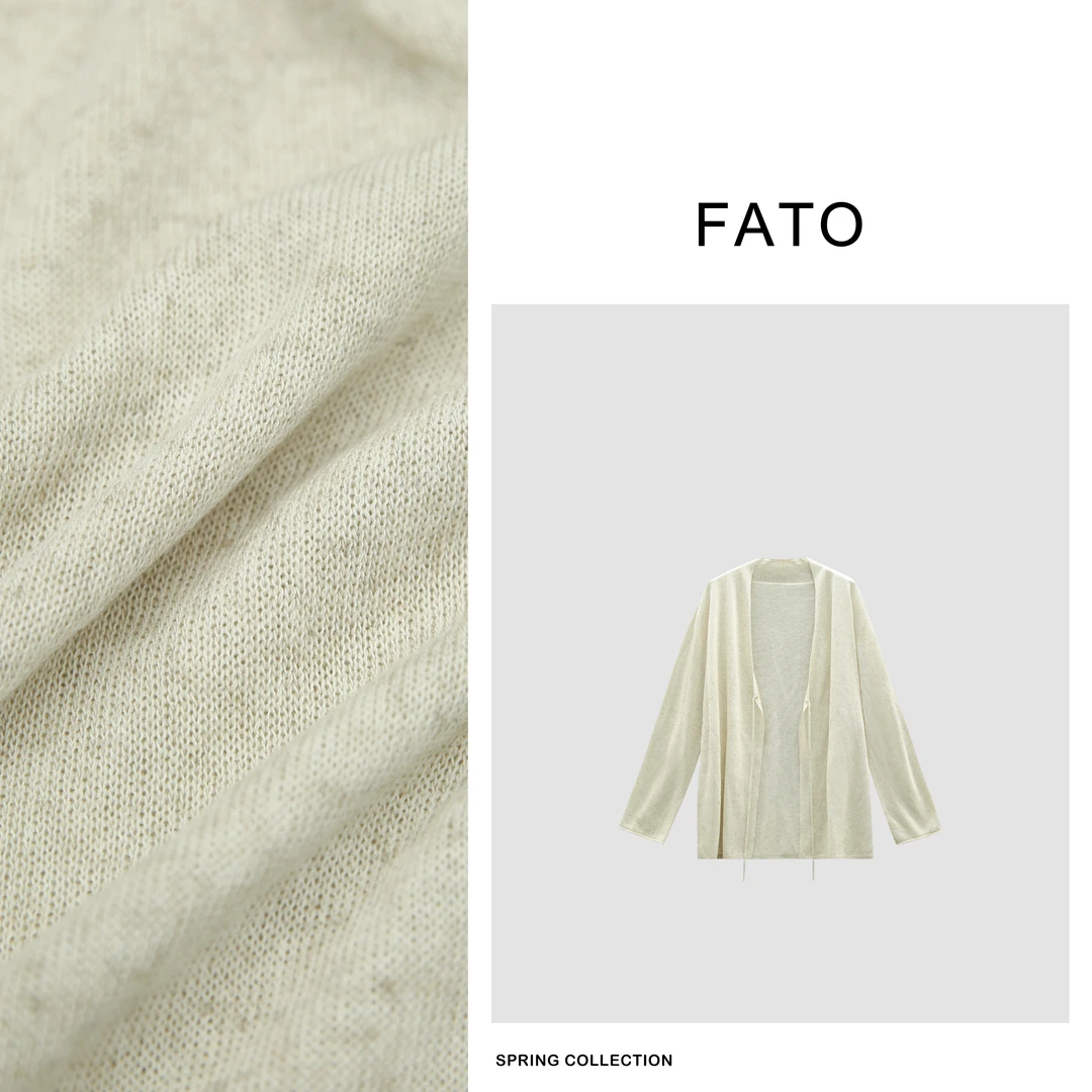 【郑买买】奶皮罩衫 夏款莱赛尔凉感纯欲慵懒防晒针织罩衫CC50319M1