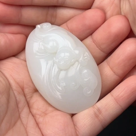 未镶嵌和田玉挂件零**蛋