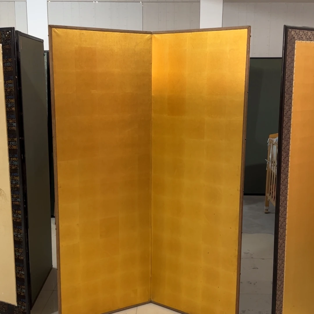 绘画屏风框画茶空间设计