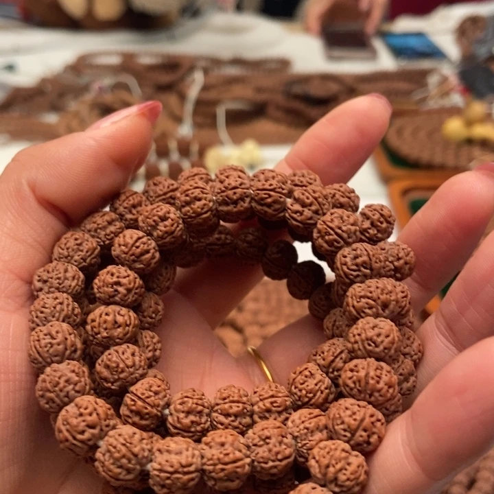 章***哥金刚菩提吊坠凹底梅花108卡10➕