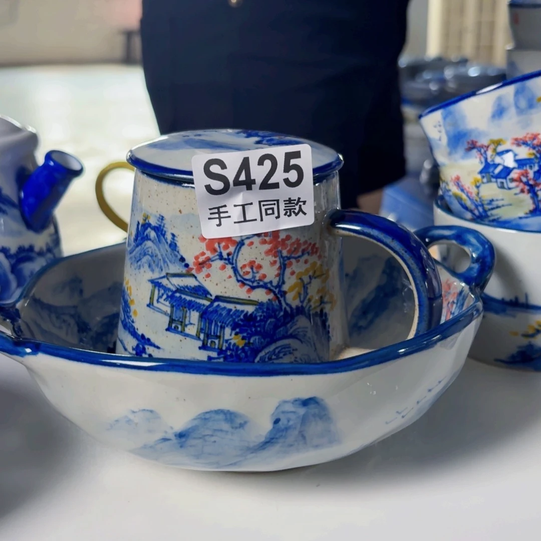 摆件景德镇老陶泥茶周边