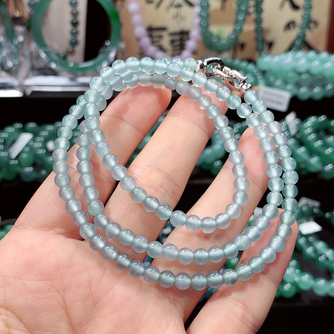 翡翠未镶嵌手链卡5