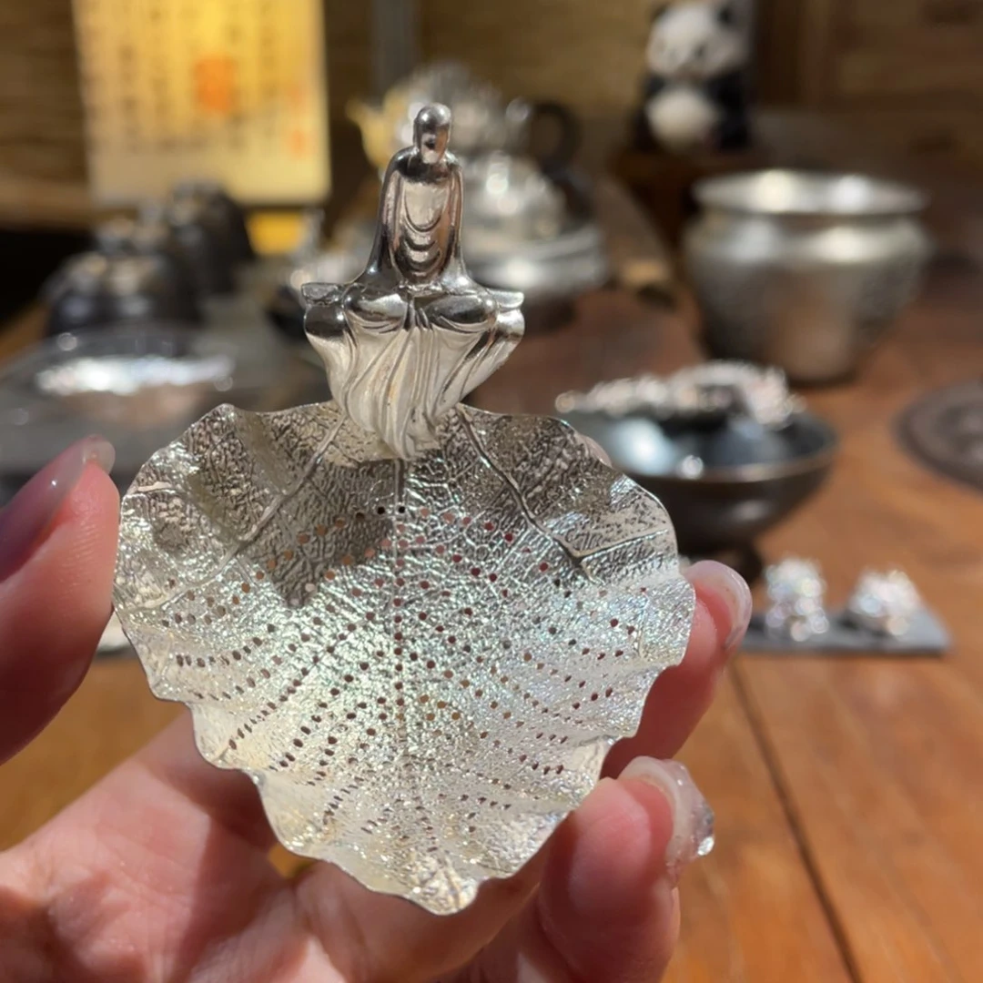 顺丰快递包邮茶空间 无相菩提叶茶漏