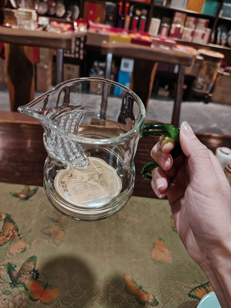 公道杯-茶海 有手柄（月牙杯）茶水分离