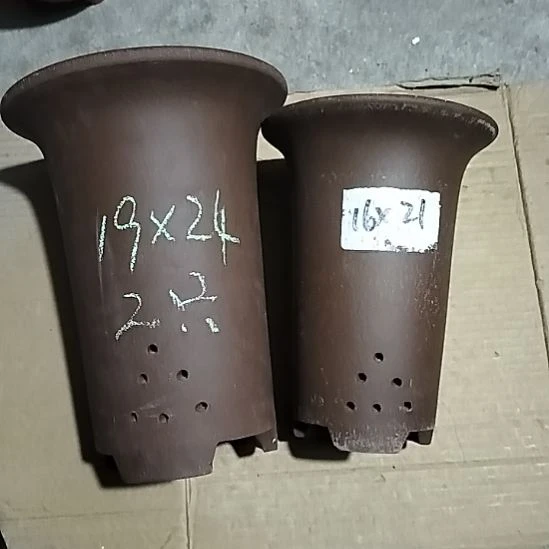 紫砂兰花盆两个紫砂