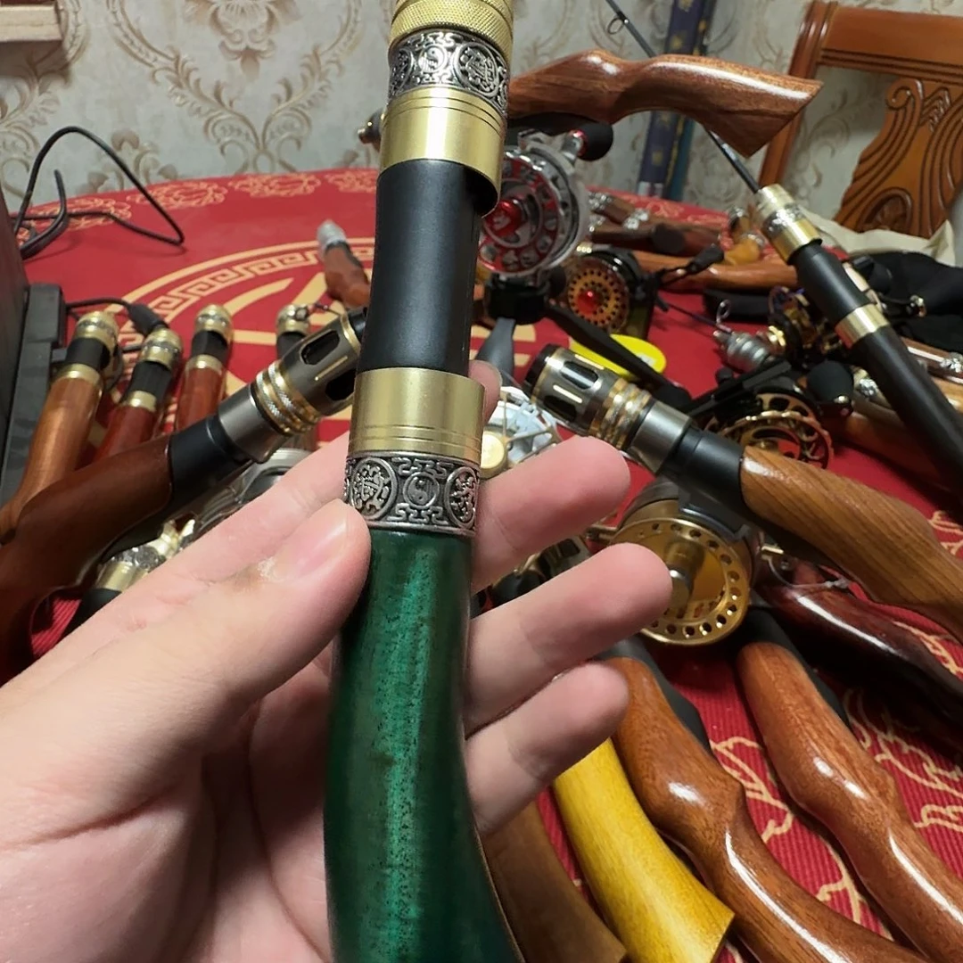 单手把小弯把冰钓竿