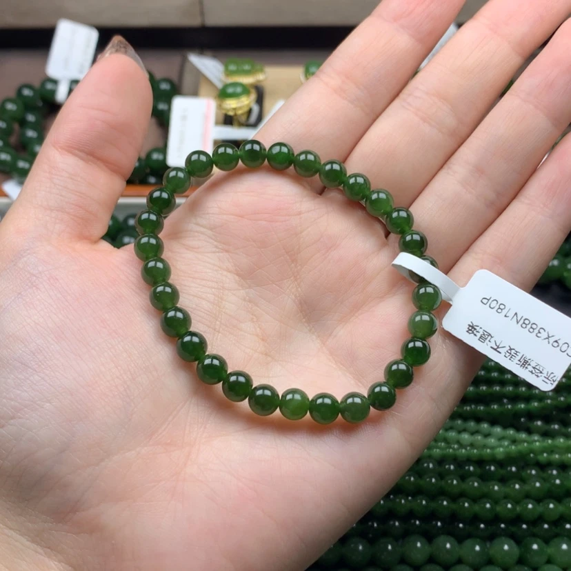 【闪购商品】和田玉（碧玉）手串未镶嵌6m