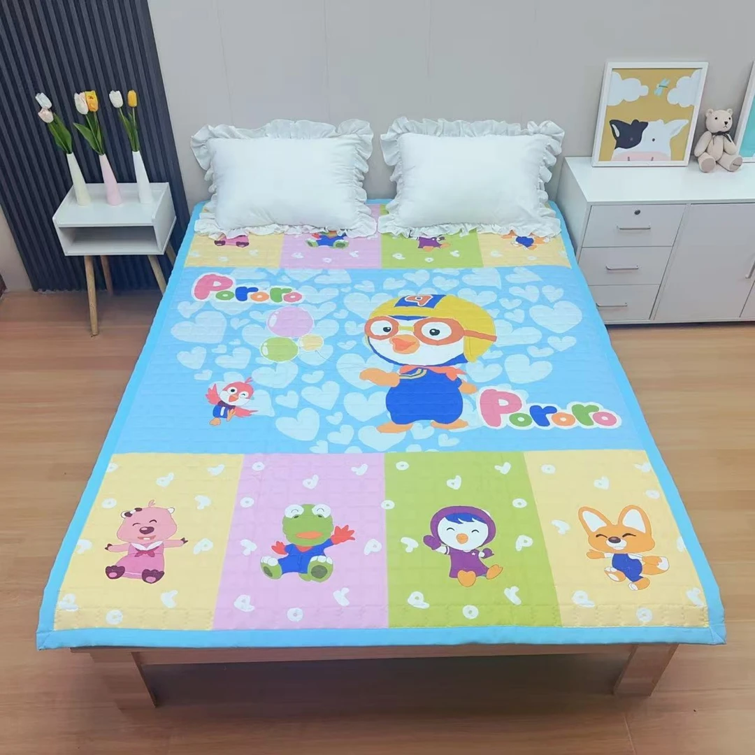 2025 AGIROOM  韩国进口小企鹅纯棉防滑垫子【规格：150*200cm】机洗