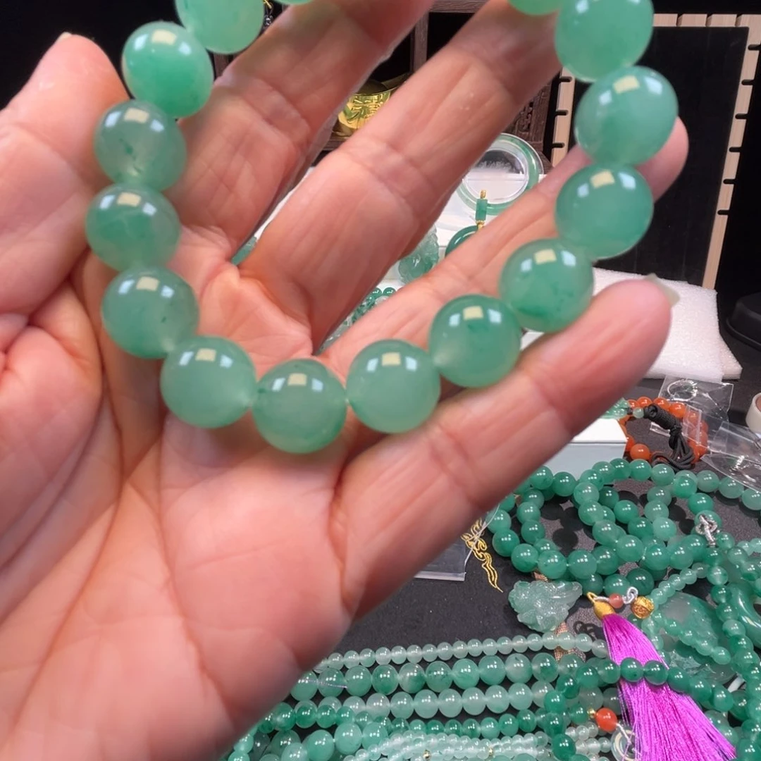 石英质玉手串合金安***A