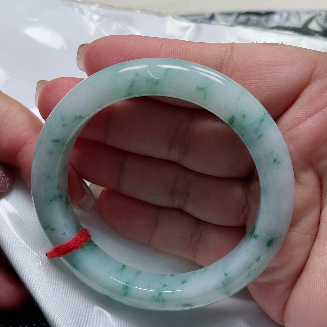 未镶嵌手镯翡翠缅甸翡翠手镯56圈