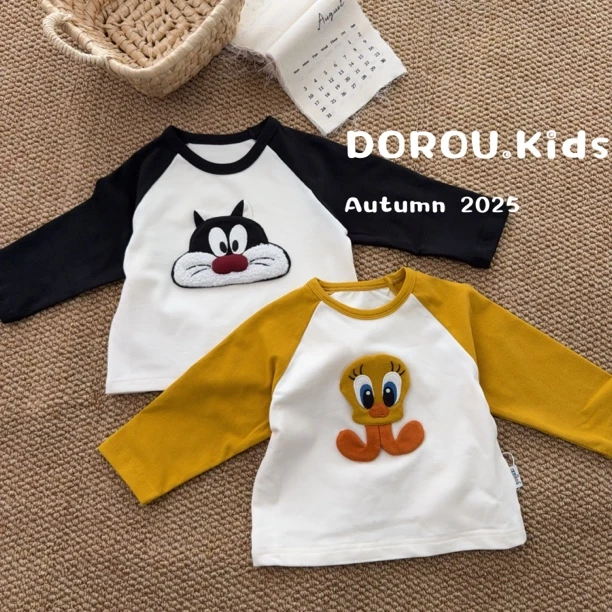 右子2025浅秋 YZ35095 卡通上衣