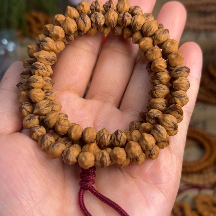 柏香籽/百香籽吊坠赤焰红唇横打