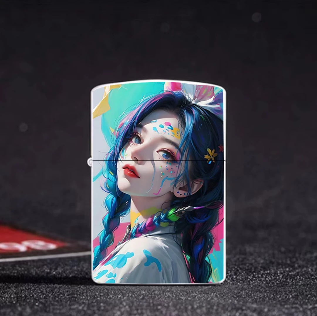 可爱ins卡通煤油防风打火机砂轮式时尚高颜值创意礼物新潮