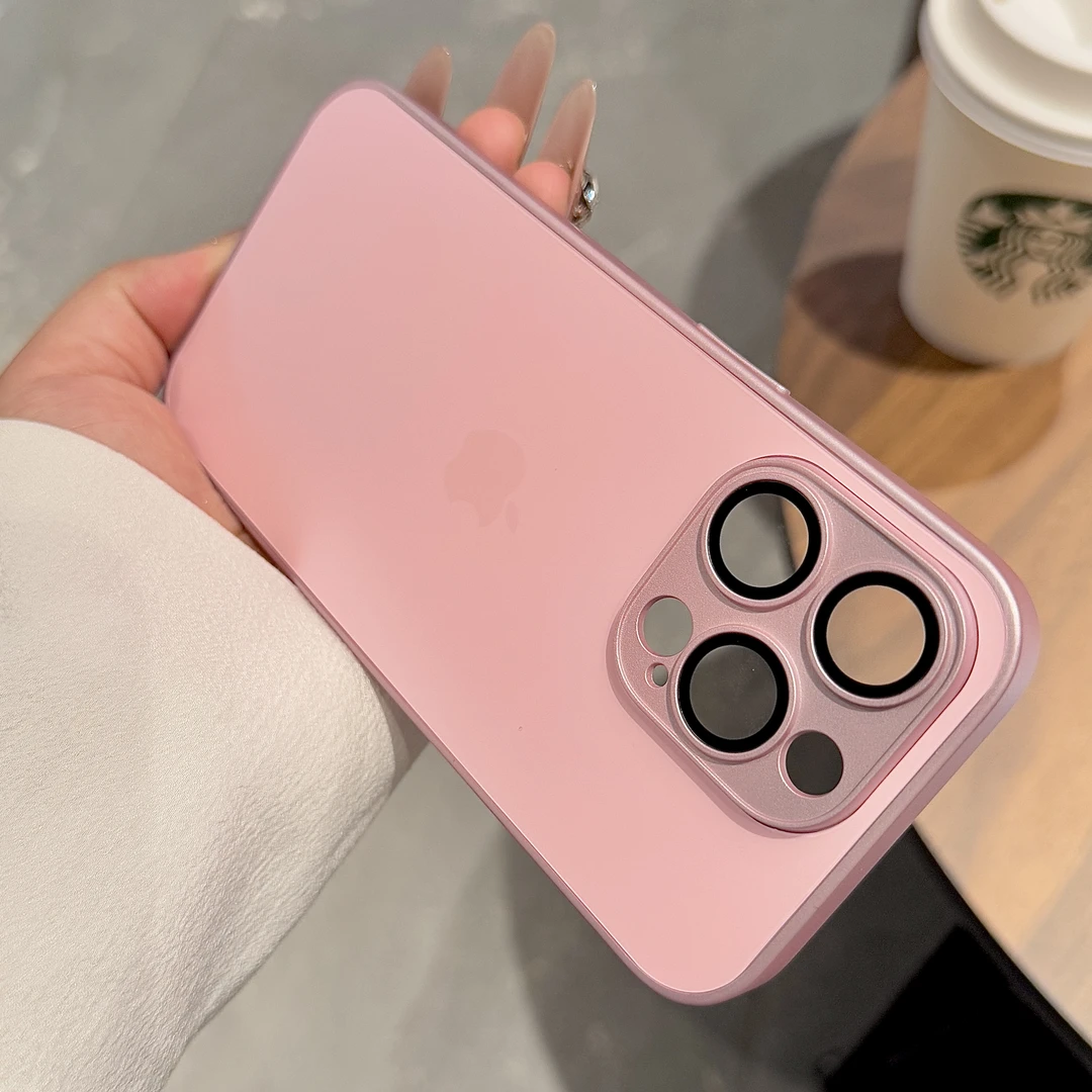 高级AG磨砂全包适用苹果17promax手机壳iPhone15新款14硬13简约12