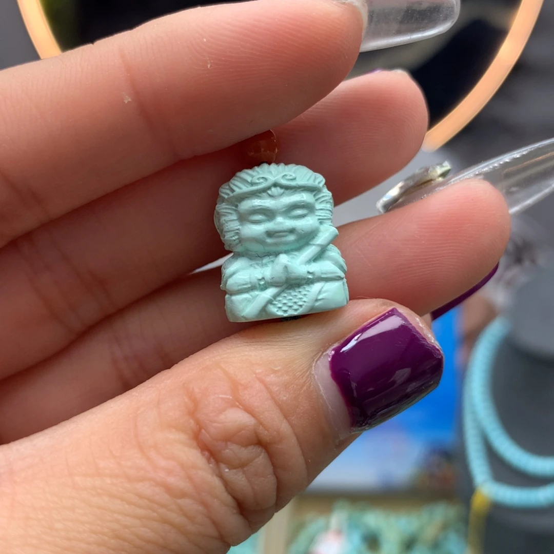 绿松石挂件未镶嵌