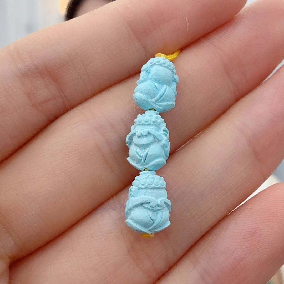 绿松石未镶嵌珠宝半成品