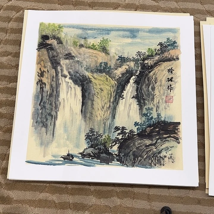 国画梅**影花鸟的故事也