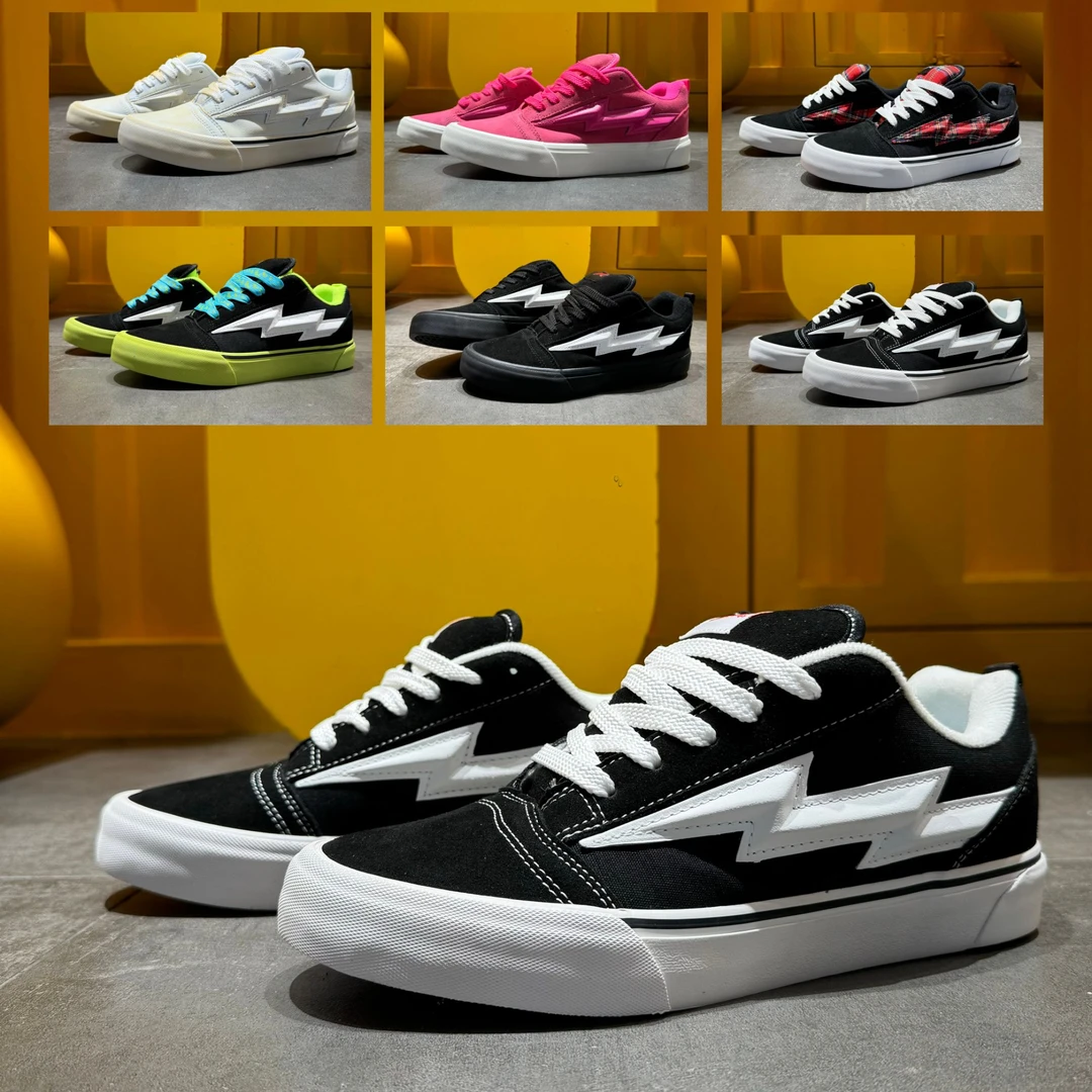 knuskool痞帅板鞋复古面包鞋黑白小众黑武士百搭运动休闲鞋