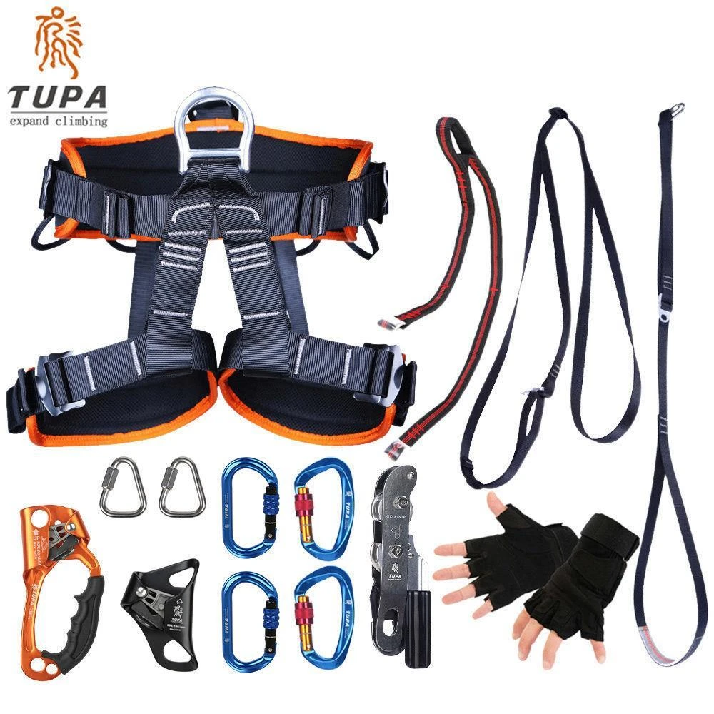 高空绳彩色涤纶攀岩应急逃生救援安全绳登山绳中国大陆10米套装