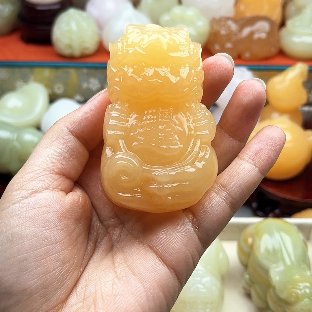 石材貔貅手吧摆件