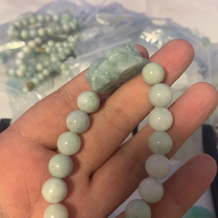 翡翠未镶嵌颈饰翡翠手串38.8福利
