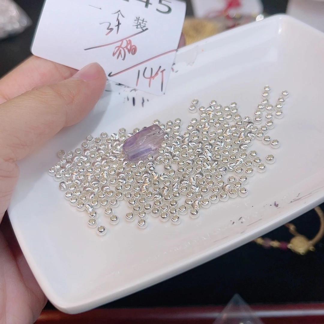 紫晶珠宝半成品银S925镶嵌245
