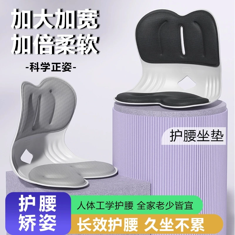 昌峰人体工学护腰椅带护腰垫坐垫办公家用久坐美臀超实用矫正加大