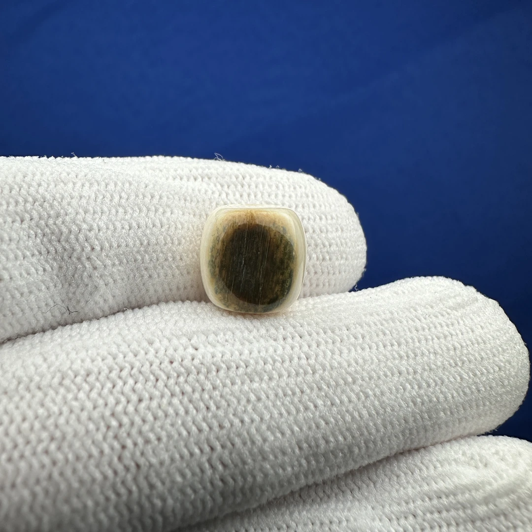 G1430天然猛犸 蓝眼睛老型桶珠10*10mm一物一图支持鉴定假一罚十