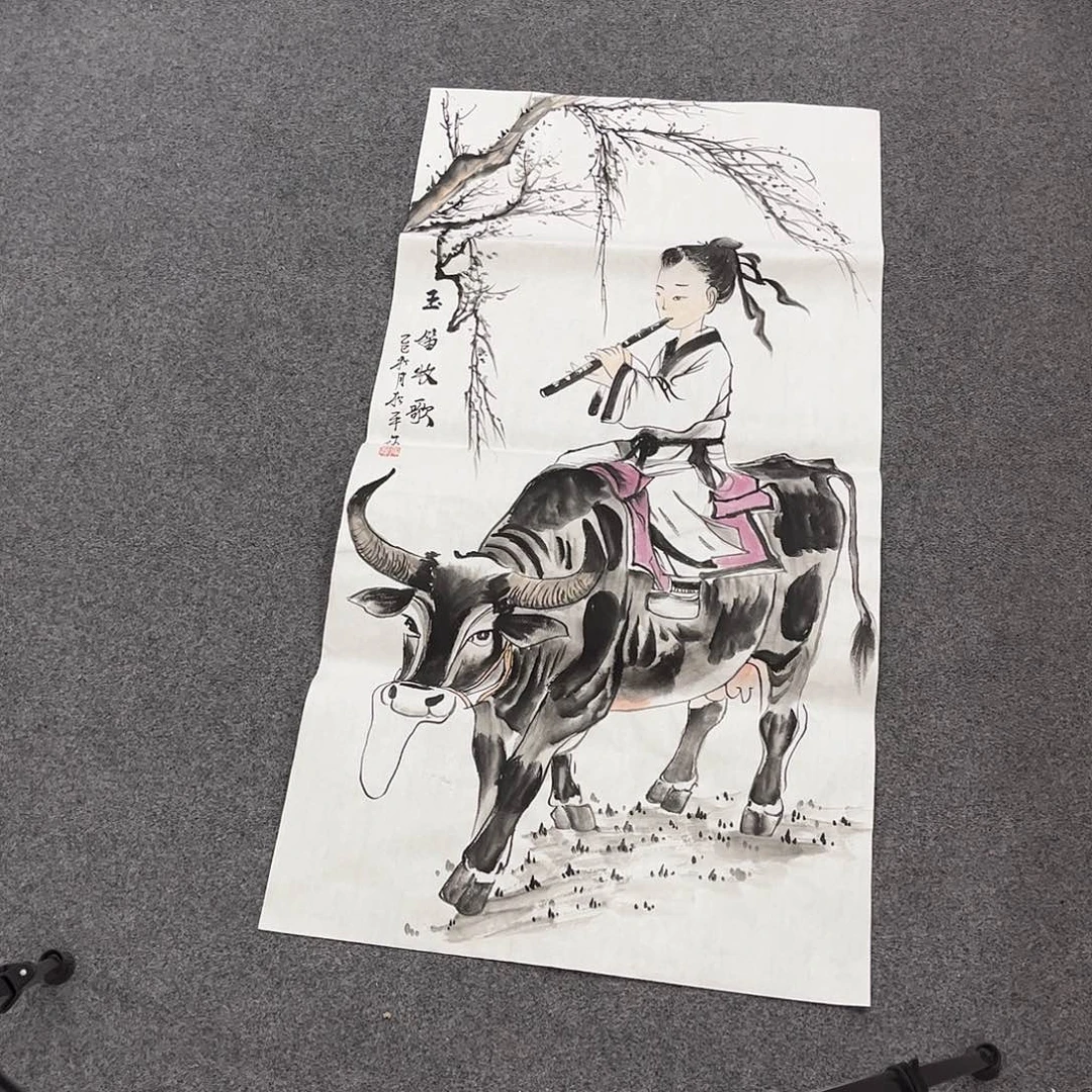 国画D国画单幅任发