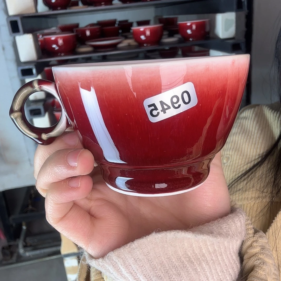 杯景德镇郎红陶瓷