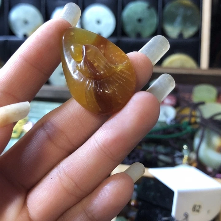 岫玉未镶嵌岫玉挂件