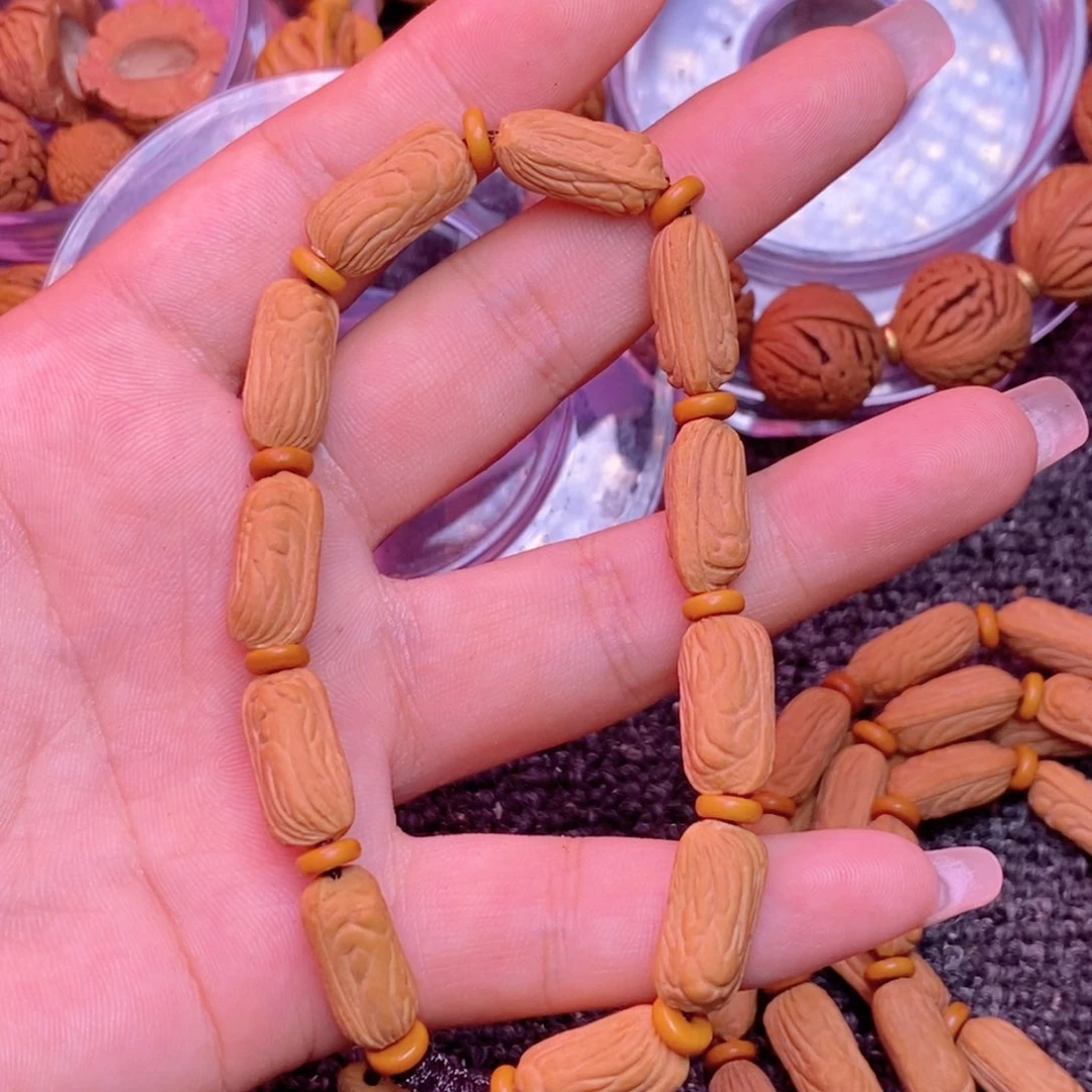 秦岭龙纹桃核单圈
