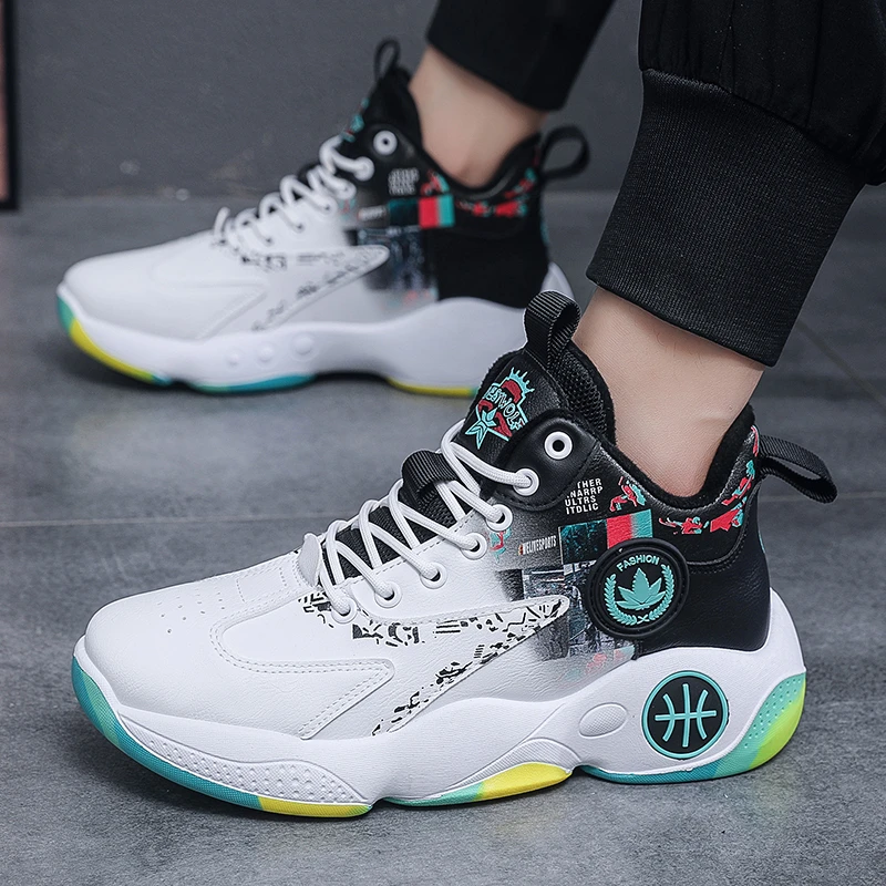 男鞋官方正版冬季新款高帮加绒保暖二棉鞋跑步运动休闲篮球老爹鞋