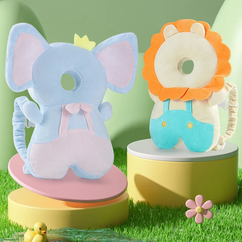 新款婴儿防摔枕夏季婴儿学步护头枕宝宝防撞头部保护垫防摔头透气