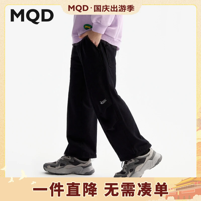 【环保天然】MQD童装男童拼接运动裤春秋儿童索罗娜卫裤945321601
