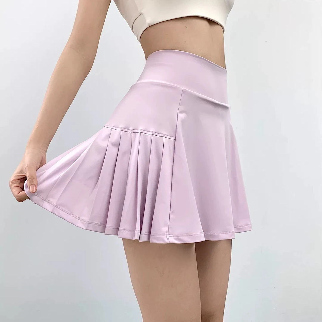 annerun凉感运动短裙防走光假两件梨形穿搭口袋网球瑜伽健身裙