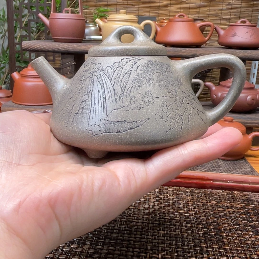 茶壶紫砂宜兴原矿紫砂手工制220