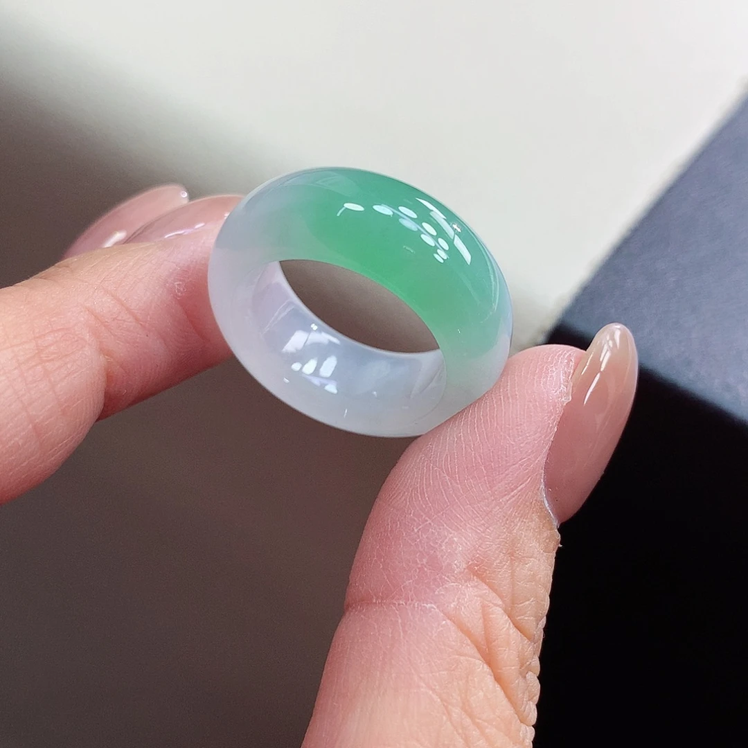 未镶嵌戒指翡翠16-17号