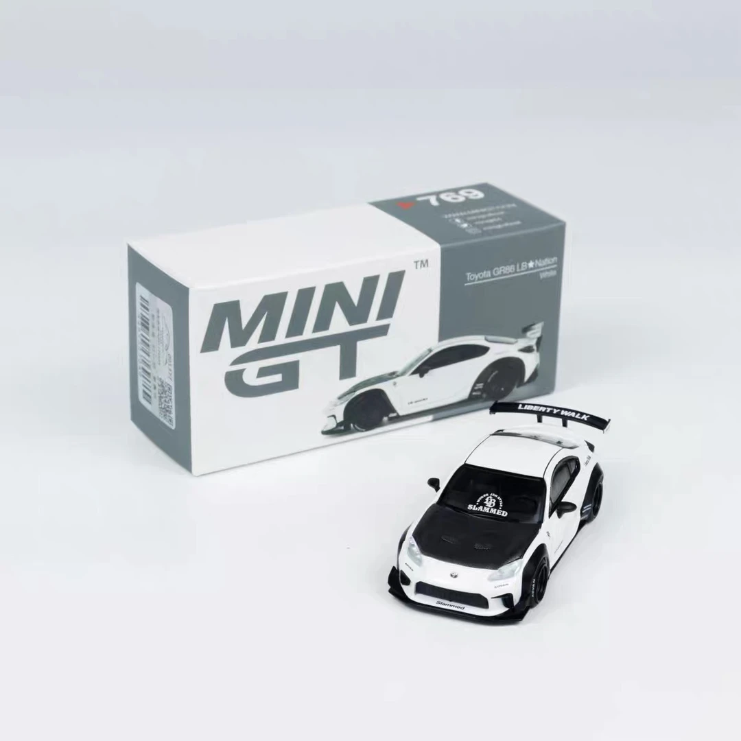 MINIGT 1:64 GR86 Toyota LB宽体改 Nation 合金汽车模型收藏