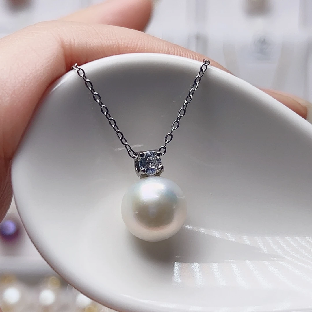 未镶嵌淡水珍珠吊坠(赠链)