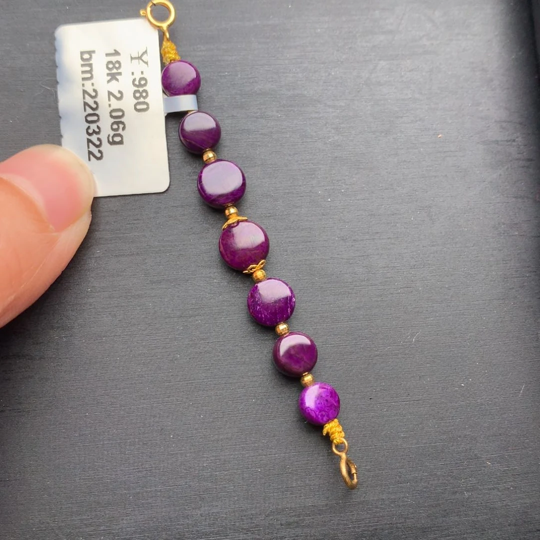 苏纪石（舒俱来）18K金镶嵌延长链