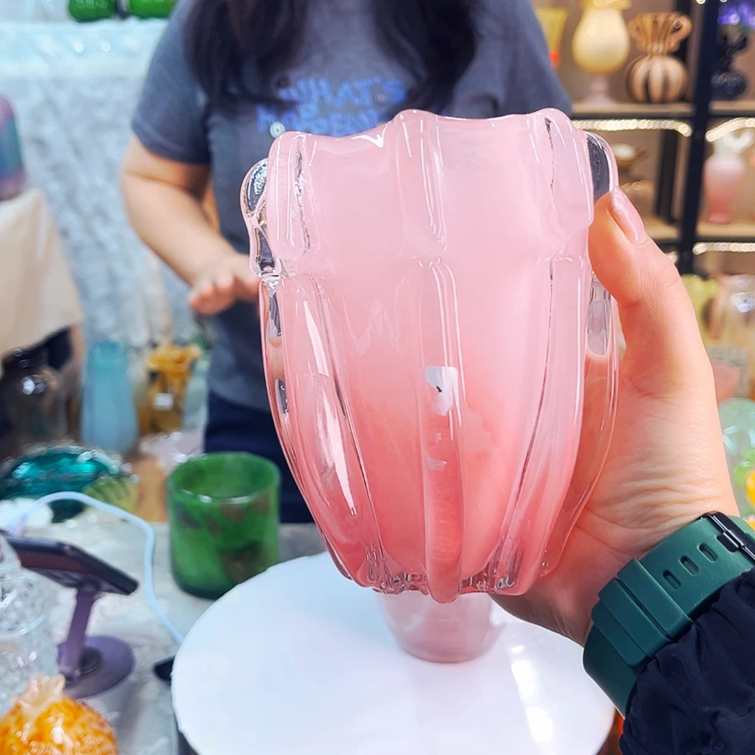 栀****琉璃琉璃花瓶艺术品不完美