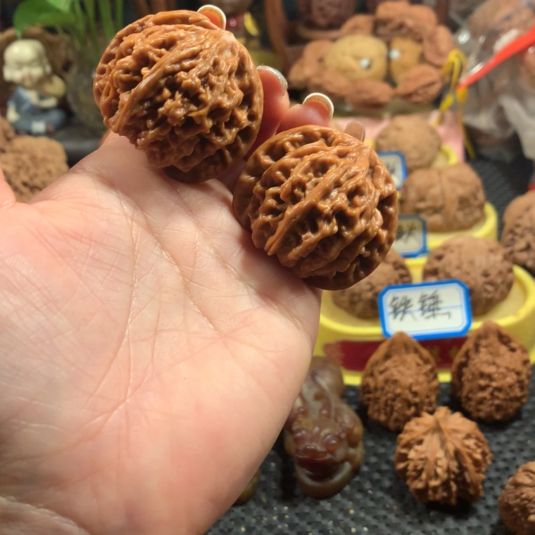 把件文玩核桃饕餮纹