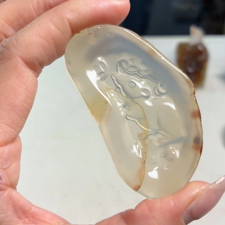 玛瑙/玉髓未镶嵌吊坠(不含链)