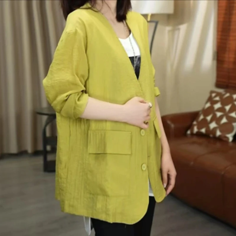 2025夏季新款时尚休闲百搭简约多巴胺口袋设计薄款防晒外套潮流女