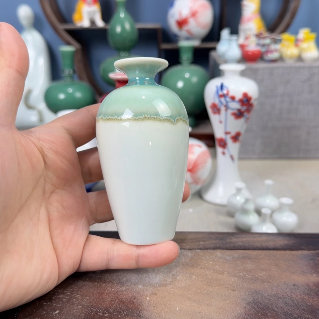 陶瓷手工小花器摆件