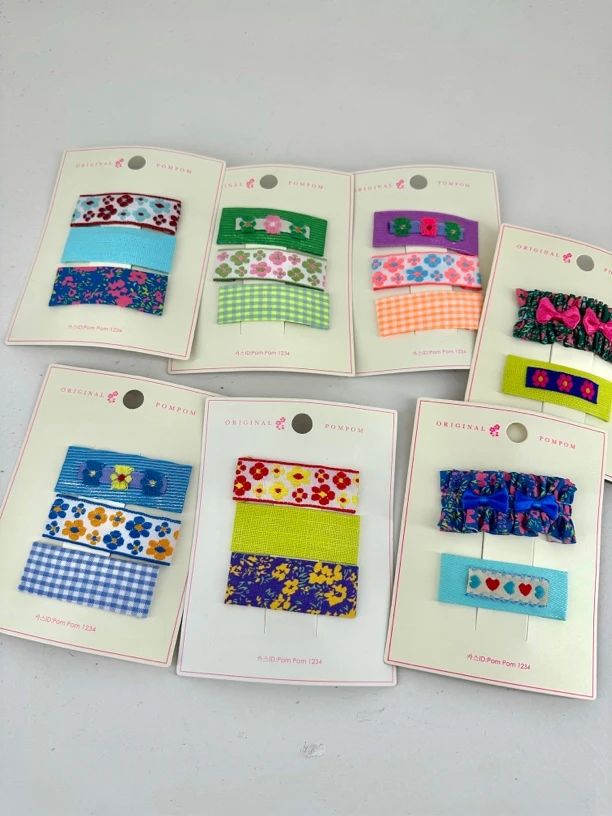 Xin Yi 韩 pompom儿童发夹（现货）