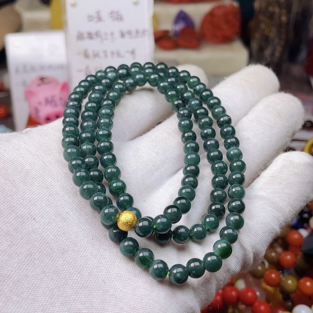 玛瑙/玉髓手链合金庞*45561