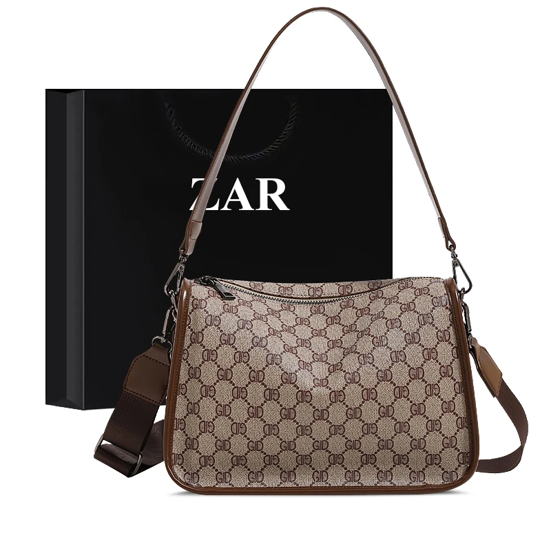 ZAR&RUILR/查瑞娜高级感包包女士时尚手提包中年妈妈包单肩斜挎包